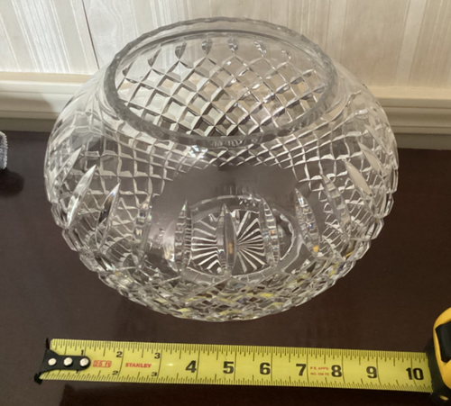 CUENCO WATERFORD CRISTAL PLOMO 10". (1.91.25) - Imagen 9 de 10