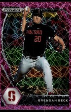 Brendan Beck 2021 Panini Prizm Draft Picks #PDP55 Stanford Cardinal MLB READ