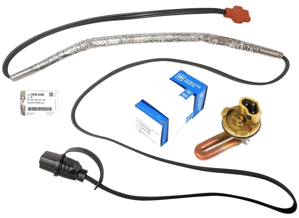 Genuine GM Engine Block Heater & Cord 2001-2016 Duramax 6.6L LB7 LLY LBZ LMM LML - Image 2 of 4