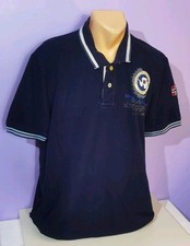 Napapijri navy polo shirt XXL 100% cotton