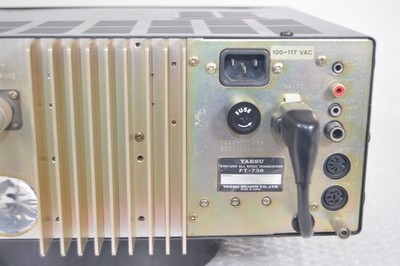 受信機 YAESU FT-736M YAESU FT-736 All Mode Ham Radio VHF/UHF Transceiver 144/430MHz