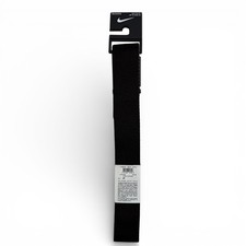 Nike Tech Essentials Web Belt Black Cut to Fit Adjustable Sports Belt Reversible