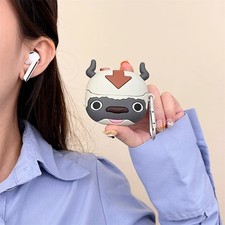 Silicone Case for Samsung Galaxy Buds 3 Buds 3 Pro Cute Cartoon Cover with Hook