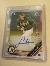 2019 Bowman Chrome Draft Logan Davidson AUTOGRAPH #CDA-LD