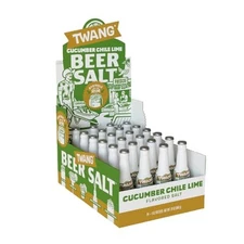 Twang Chile Lime Beer Salt 1oz Pack of 24 Rimming for Cocktails Drinks