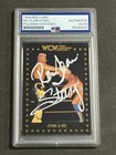 RIC FLAIR & STING 1991 WCW CHAMPIONSHIP DUAL SIGNED AUTOGRAPHED CARD PSA/DNA