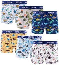 JAHSIYI Dinosaur Underwear Boys Toddler Size 3T Boxers Briefs Kids 100 Cotton U