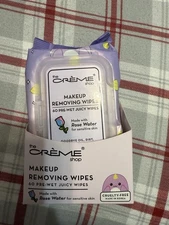 The Crème Shop Makeup Remover Calming Lavender NEW 60 wipes