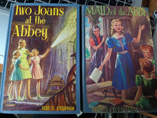 2 books Maid of the Abbey & Two Joans by Elsie J Oxenham 1950's Collins hc A5