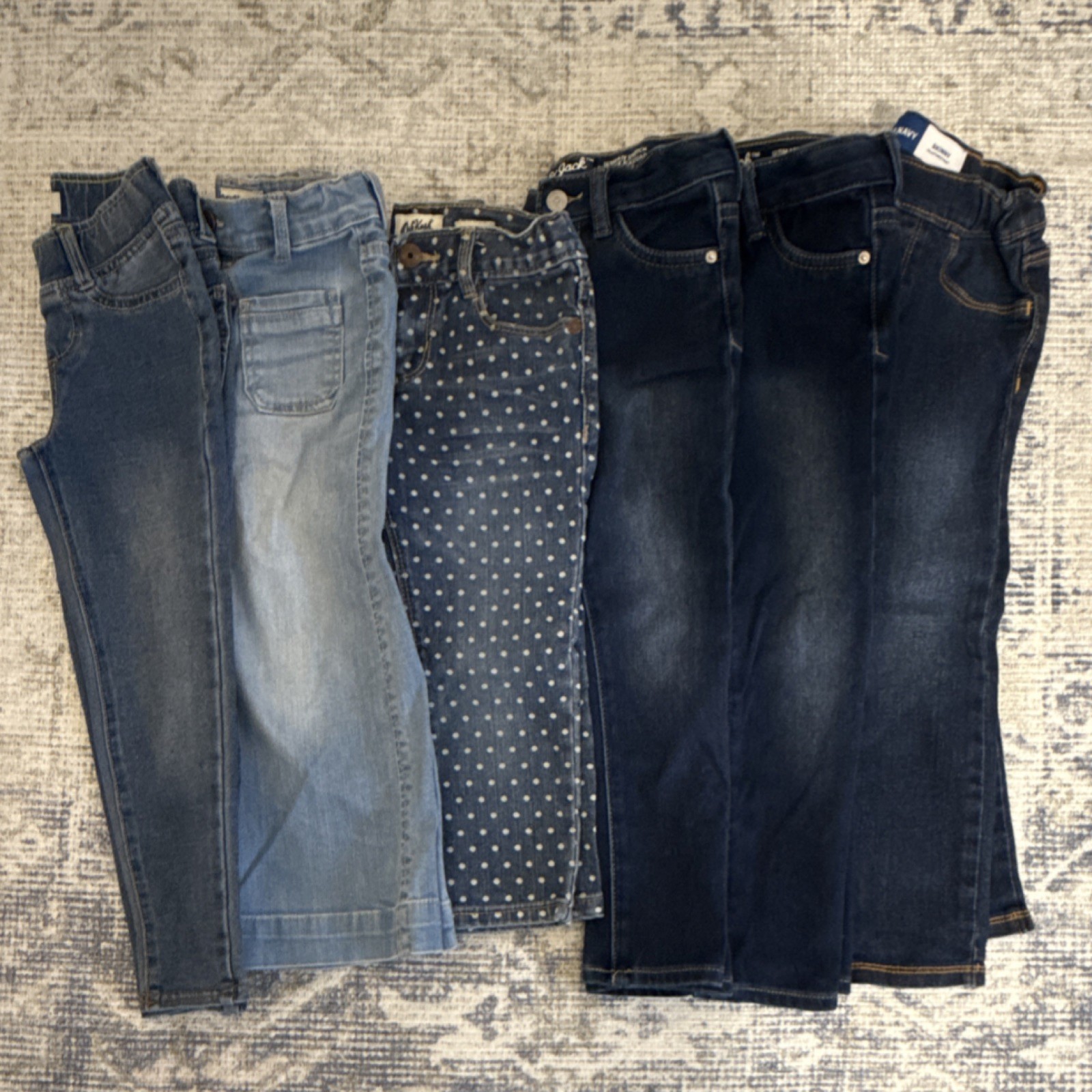 Lot 4t Assorted Colors & Polka Dot