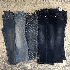 OshKosh Levi Cat Jack Old Navy Girls' Jeans Lot 4T Assorted Colors  Polka Dot