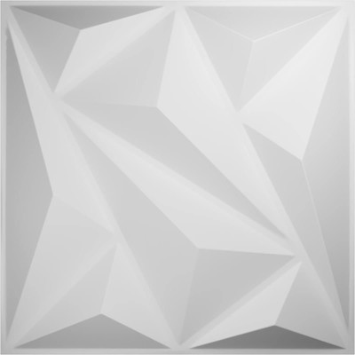 WP20X20MQWH 19 5/8''W x 19 5/8''H Marquise EnduraWall Decorative 3D Wall Panel ...