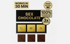 12 PC x 10g Individually Wrapped Sexual Sex Chocolate Couples Booster 120 Grams