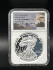 2015-W American Silver Eagle $1 First Releases PF70 Ultra Cameo US Coin F42