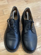 Dr Martens Smooth Leather Oxford Shoes Mens Size 8 US Black Leather 3 Eye 11838