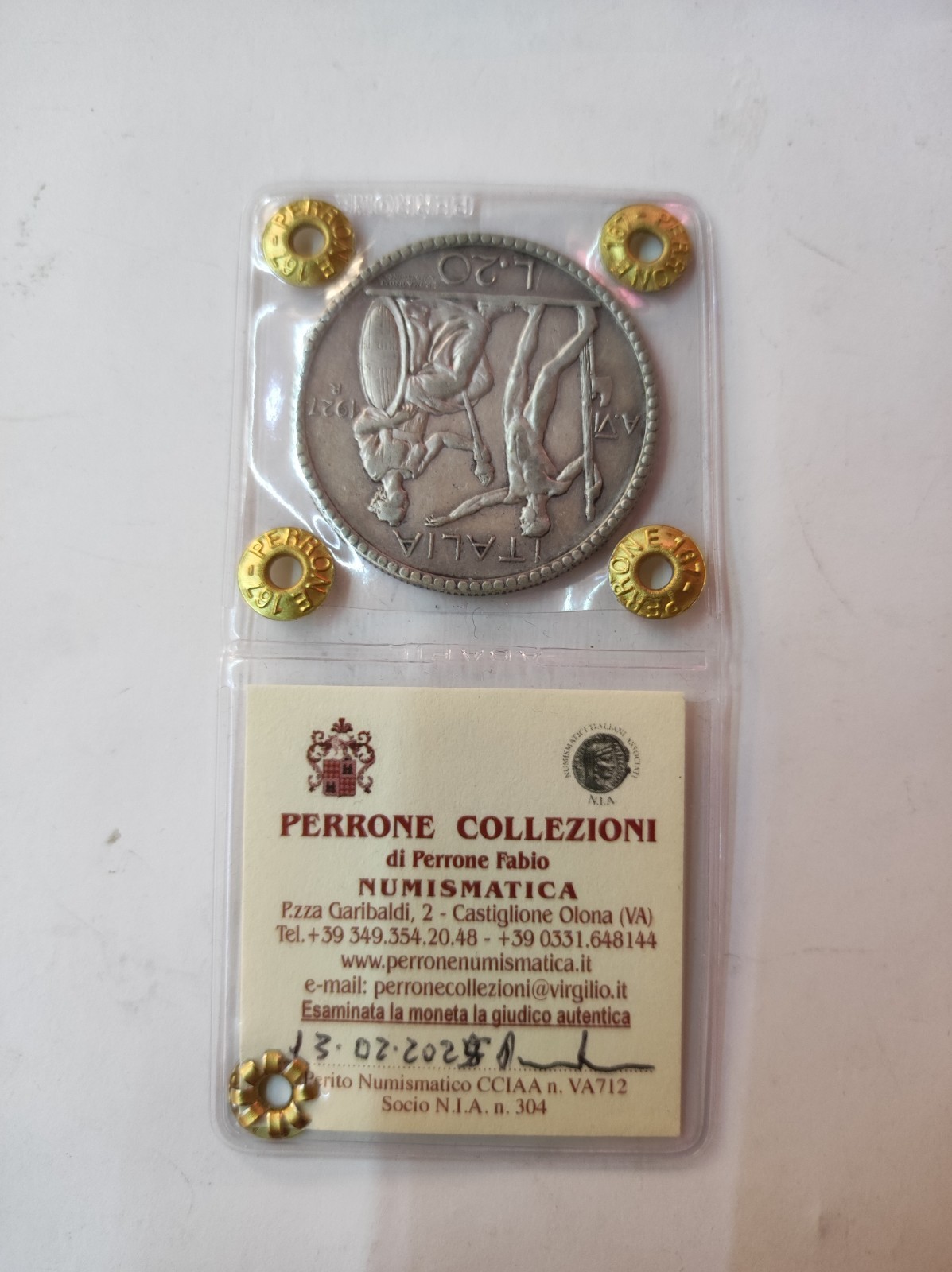 Coin 🪙 20 Lire Vittorio Emanuele III 1927