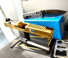 Zaffiri Glock 17 Gen 3 Slide Complete G17 Upper Fiber Sights RMR Cut +FREE KNIFE