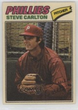 1977 Topps Baseball Patches Cloth Stickers Steve Carlton (One Star Back) HOF e6p