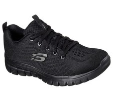 Skechers Graceful Get Connected Womens Lace Up Casual Trainers -WIDE