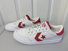 Converse Fastbreak Pro Mid Top White/Enamel Red Mens Size 9.5 A10348c New unisex