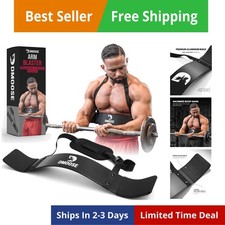 Arm Blaster for Biceps and Triceps - Heavy Duty Aluminum, Soft Neck Padding ...