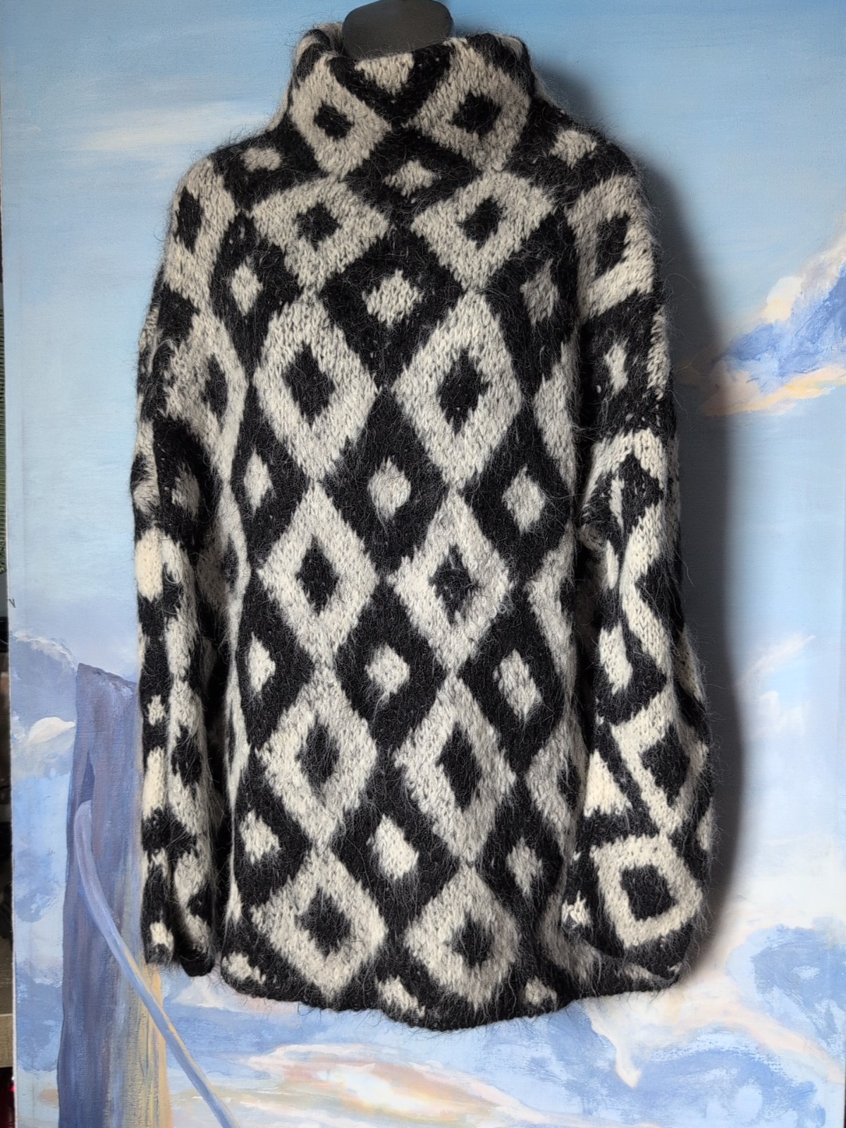 NEW! Matt Hildur S Gala Suri Alpaca Oversized Pullover $550