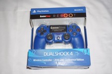 Blue Gamestop 2019 Conference Controller (Playstation 4 ps4) NUOVO sigillato