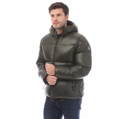Men's Coat Belstaff Down Filled Ripstop Resolve Jacket in Green UK