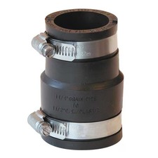 Fernco Flexible Coupling,Pipe Size 1-1/2x1-1/4" 1056-150/125 Fernco 1056-150/125