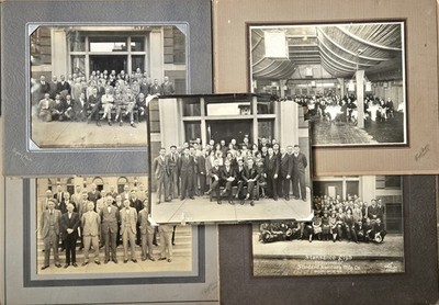 (5) Antique Occupational Photos 1925 Standard Sanitary Mfg Dallas Texas