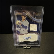 Panini Select 2021 Signature Materials Jordan Yamamoto Auto Patch SM-JY /299