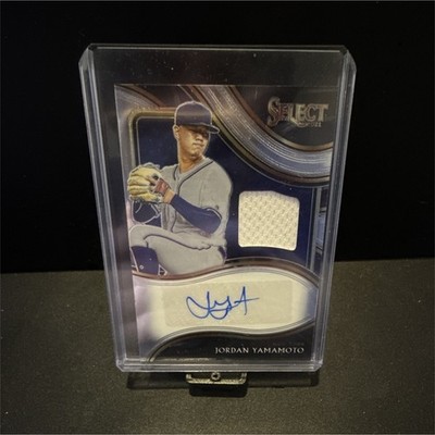 Panini Select 2021 Signature Materials Jordan Yamamoto Auto Patch SM-JY /299