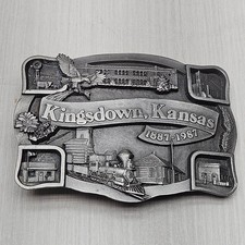 Kingsdown Kansas 1887-1987 Centennial Belt Buckle Limited Edition 454 of 500