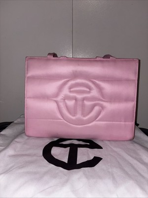 Bubblegum Telfar Medium Puff Tote Bag Purse With Dust Bag Used