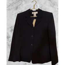 NWT - JONES NEW YORK Women's Black Blazer Size 10 Career Professional Outerwear