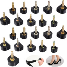 10 Pairs High Heel Replacement Tips U Shaped High Heel Tips 5 Sizes 8-12mm ...