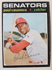 1971 Topps Baseball Card 139 Paul Casanova Washington Senators 