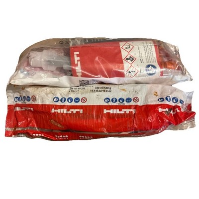 2 Pack of Hilti HIT-HY 270 2194248 500ml 820g Injectable Mortar June 2022