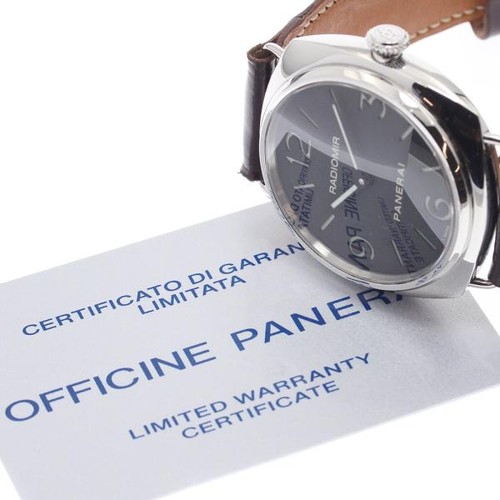 OFFICINE PANERAI RADIOMIR BLACK SEAL PAM00210 45mm SS Black #C3218