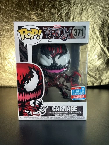 Funko Pop Unopened Carnage 371 Marvel Venom 2018 Fall Convention Exclusive