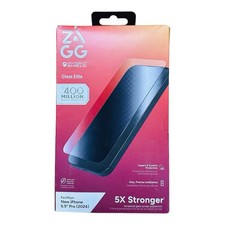 Zagg Glass Elite Tempered Glass Screen Protector for iPhone 16 Pro Max 2024 