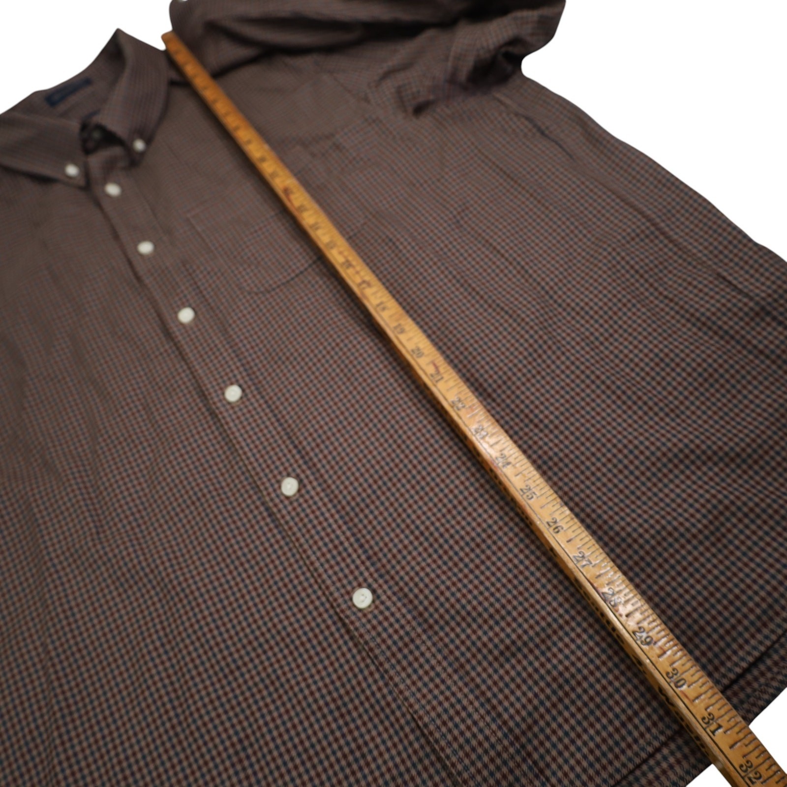 Sir Pendleton Houndstooth %100 Wool Button Up Shi… - image 9