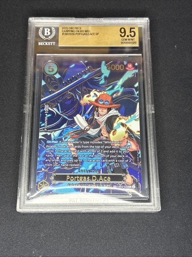 Portgas.D.Ace (SP Card) graded BGS 9.5 for sale on eBay