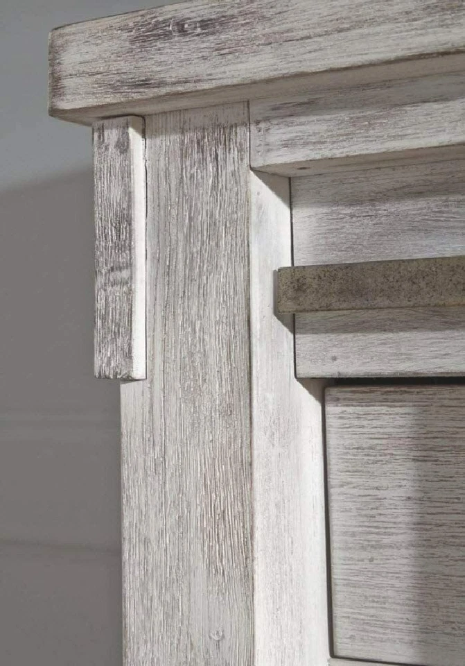 Cómodas Signature Design by Ashley Brashland, blancas B740-46 Foto 4 de 4