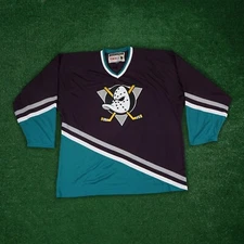 Anaheim Ducks NHL CCM Purple Men's Team Classic Throwback Premier Jersey