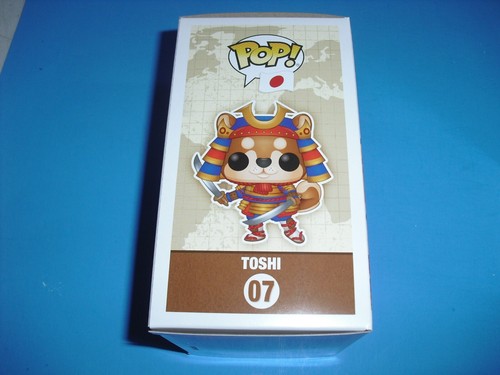 Toshi #7 with pin Around the World Funko Pop w/ 9.5 out of 10 MINT box! - Picture 4 of 9