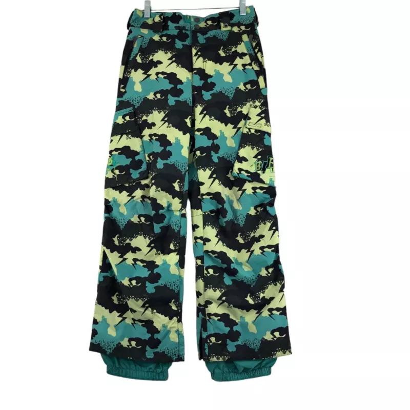 burton snowboard ski skull lightning print rare pants