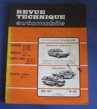 Revue technique Toyota COROLLA