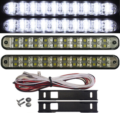LED Tagfahrleuchten megahell 20SMD mit E-Zulassung STVO frei Lampen M8