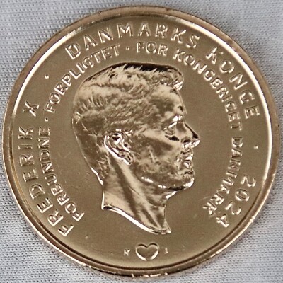 DENMARK / DÄNEMARK_20 Kroner 2024_Thronwechsel Queen Margrethe II_unc_lose